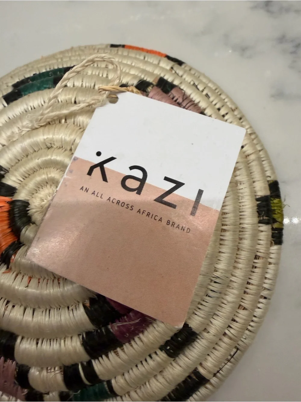 Handwoven Natural and Cream Decorative Woven Bowls - Home Accents